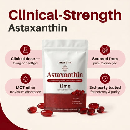 Astaxanthin 12mg Softgels