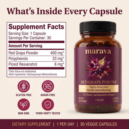 Red Grape Powder with Piceid Resveratrol
